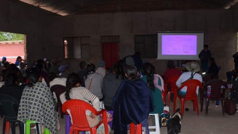 VillaMontes: Socialización de Proyecto para Mejoramiento de Sistema de Agua Potable en Comunidad de Ibopeity