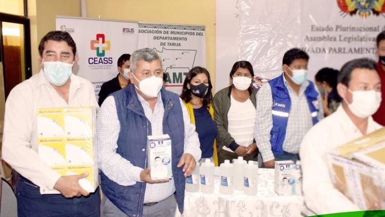 Alcaldía de Uriondo recibe medicamentos y material de salud del Gobierno Nacional