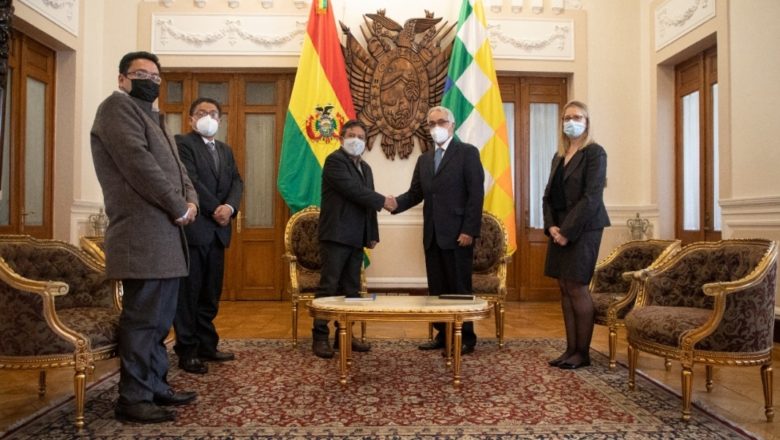 Vicepresidente Choquehuanca recibe al Relator Especial de la ONU