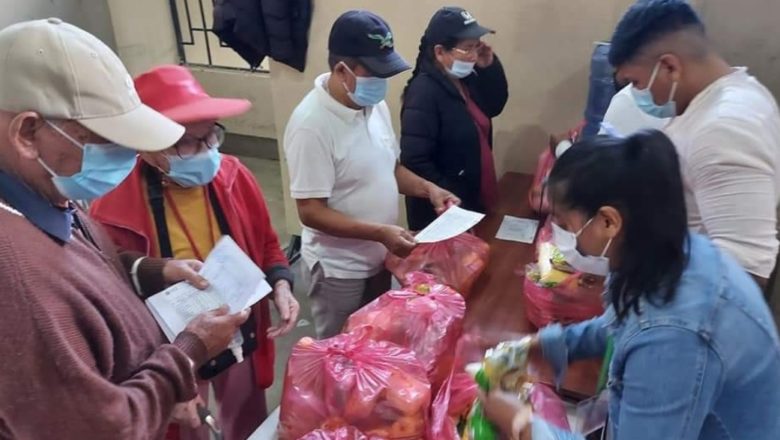 Gobernación reinició entrega de canasta alimentaria para el adulto mayor en Cercado