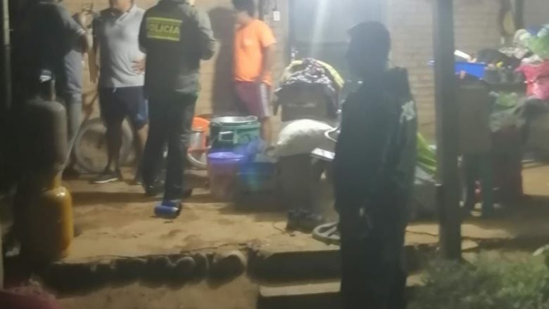 Desborde del río Tarija: Comando de la frontera policial de Bermejo hizo trabajos de rescate de personas en comunidades afectadas por el desborde