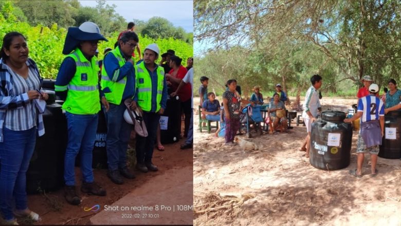 Entre Ríos: Entregan 20 tinacos a familias damnificadas para almacenamiento de agua potable