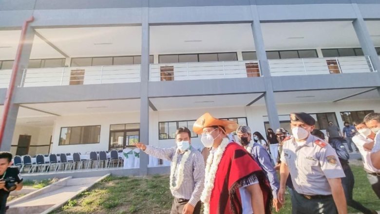  Presidente Luis Arce inaugura Instituto Tecnológico San Alberto en Caraparí, cuya inversión supera los Bs 8 millones