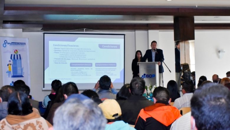 BDP lanza nuevo crédito para financiar actividades que complementan al sector productivo
