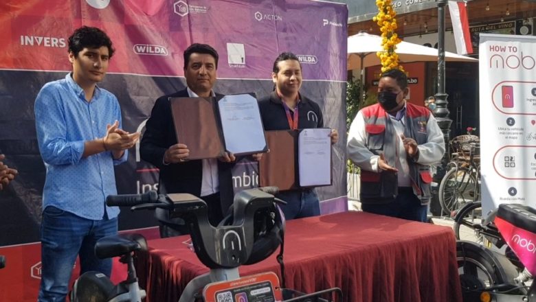 Alcaldía de Tarija firma convenio con MOBI, transporte sostenible