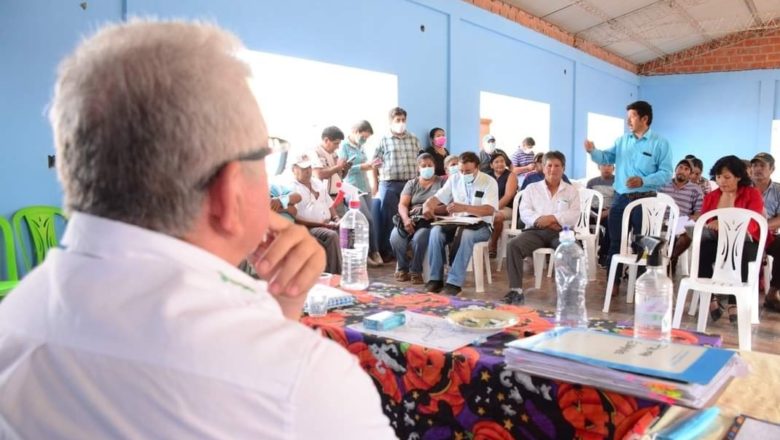 Villa Montes: Reunión de delimitación jurisdiccional en armar una comisión de desarrollo productivo en Palmar Grande