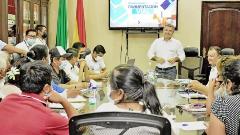 Yacuiba: Implementación de una propia planta municipal,  pondrá en marcha el Programa de Pavimentación Vial y de Aceras