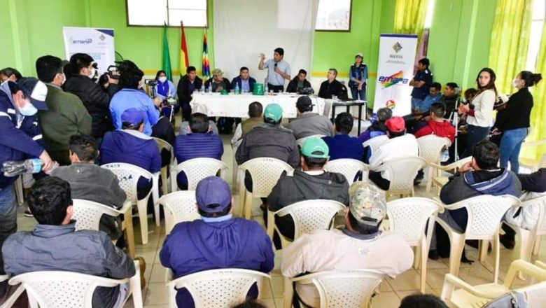 Alcalde Brú y EMAPA acuerdan abrir oficinas en Yacuiba, y anuncian el inicio de operaciones en la compra de granos a los productores del Chaco a precios de Mercado