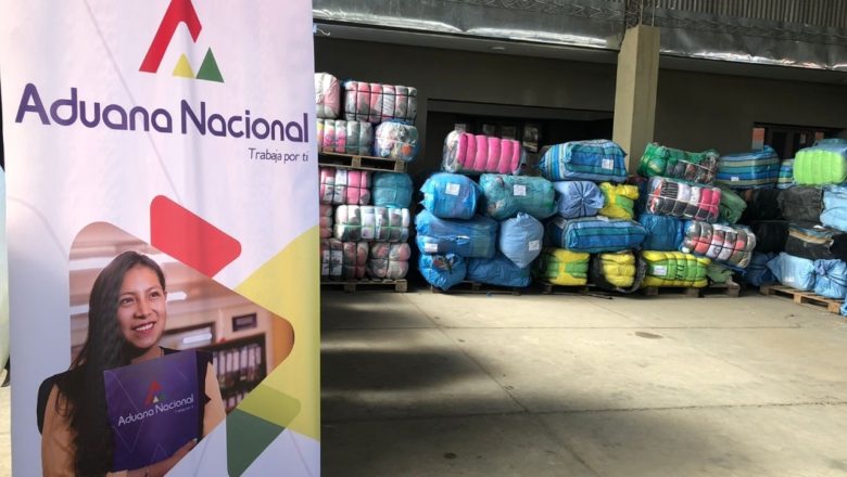 Tarija: Aduana Nacional incauta 4,5 toneladas de ropa usada equivalente a más de 67.600 bolivianos