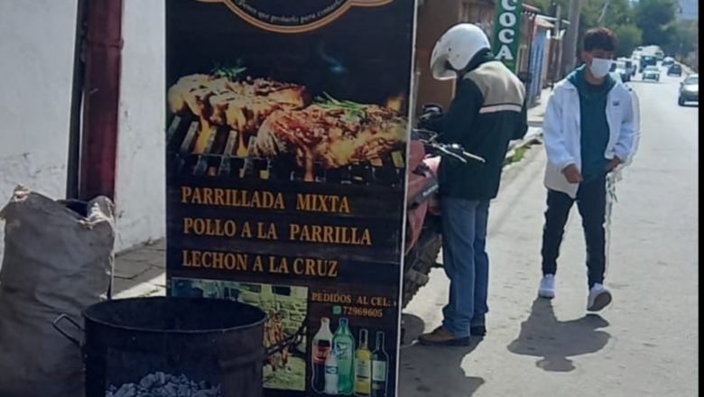 Intendencia Municipal de Tarija notifica a comedores de y Churrasquerias  para el despeje de aceras y calzadas en la Avenida La Paz