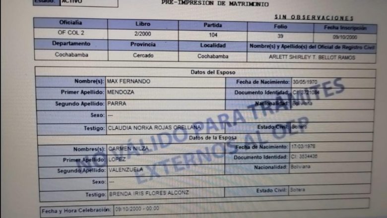 Denuncian que esposa de Max Mendoza es la nueva Directora de la AJAM