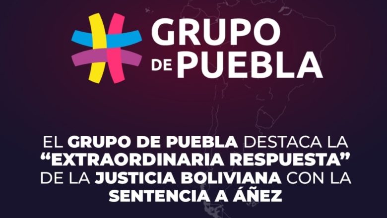 𝗚𝗿𝘂𝗽𝗼 𝗱𝗲 𝗣𝘂𝗲𝗯𝗹𝗮 𝗱𝗲𝘀𝘁𝗮𝗰𝗮 𝗹𝗮 ❞𝗲𝘅𝘁𝗿𝗮𝗼𝗿𝗱𝗶𝗻𝗮𝗿𝗶𝗮 𝗿𝗲𝘀𝗽𝘂𝗲𝘀𝘁𝗮❞ 𝗱𝗲 𝗹𝗮 𝗷𝘂𝘀𝘁𝗶𝗰𝗶𝗮 𝗯𝗼𝗹𝗶𝘃𝗶𝗮𝗻𝗮 𝗰𝗼𝗻 𝗹𝗮 𝘀𝗲𝗻𝘁𝗲𝗻𝗰𝗶𝗮 𝗮 Áñ𝗲𝘇