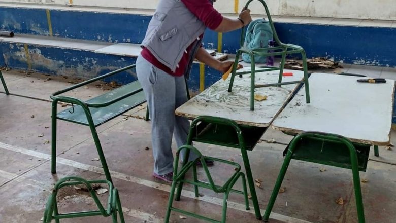 Villa Montes: Califican de exitoso proyecto “ Remobeduca”, permite remodelar los mobiliarios educativos