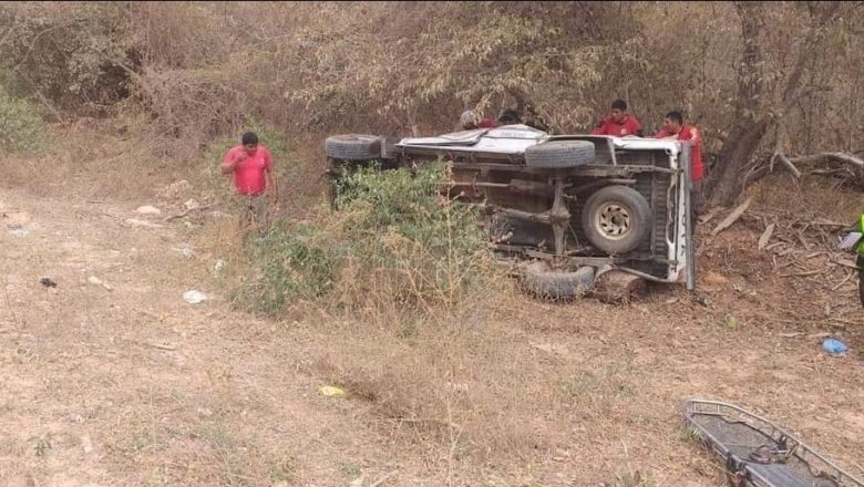 Dos personas fallecidas y tres heridas el saldo de un accidente en Villa Montes