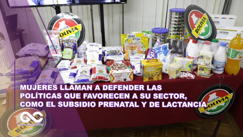 Confederación Bartolina Sisa llama a defender las políticas que favorecen a las mujeres, como el subsidio prenatal y de lactancia