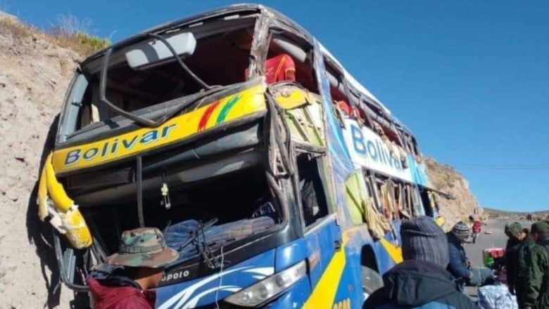 Potosí: Accidente de bus dejó 5 muertos y 20 heridos