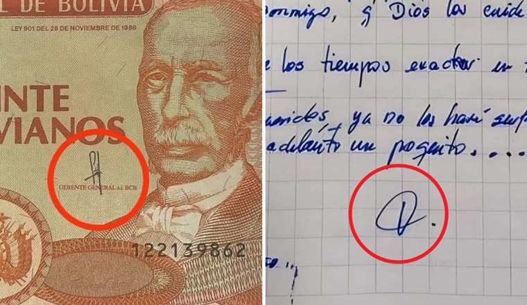 La firma de Colodro en los billetes no coincide con la de la «carta póstuma», afirma abogado de la familia