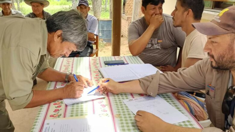 Villa Montes: comunidad el Alambrado se favorece con la dotación de maíz, son 82 familias beneficiarias