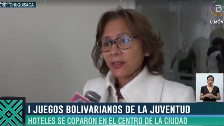 Juegos Bolivarianos contribuyen a la reactivación económica en Sucre, hotelería copada