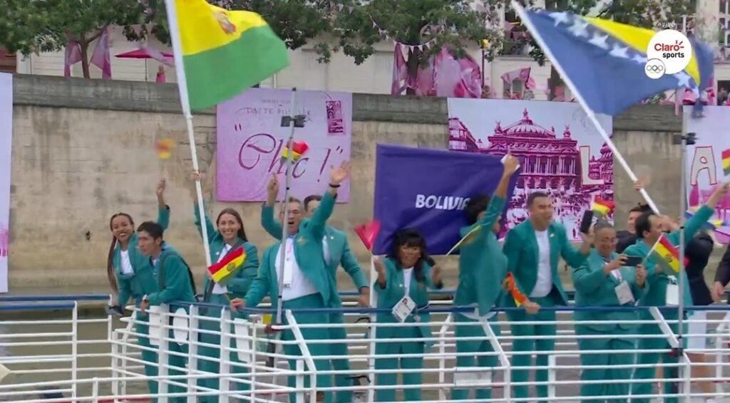 Los 4 atletas que se llaman Bolivia en París se mostraron con júbilo