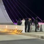 Sorprenden y arrestaran a jóvenes tratando de escalar el puente 4 de julio, exigen seguridad en el lugar