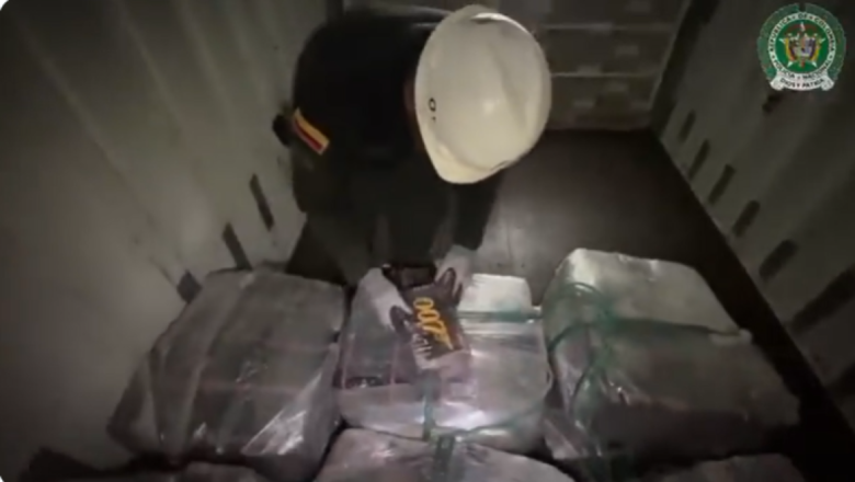 La Policía colombiana decomisa 720 kilos de coc4ína provenientes de Chile