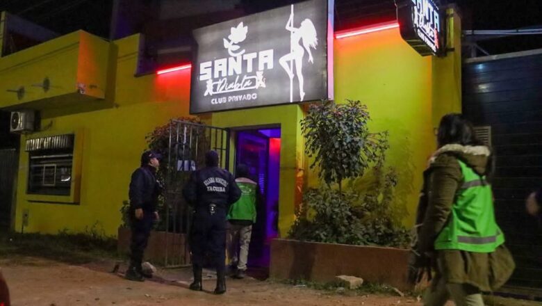 Alcaldía municipal de Yacuiba realiza operativo sorpresa en centros nocturnos