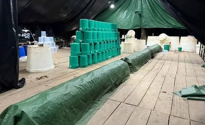 Cochabamba: en Villa Tunari la FELCN destruyó un mega laboratorio de drog4