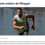 Kylian Mbappé fue internado en un hospital de Estados Unidos