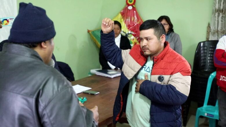 Yacuiba: Posesionan al nuevo corregidor de Caiza Villa Ingavi , fue elegido por la comunidad