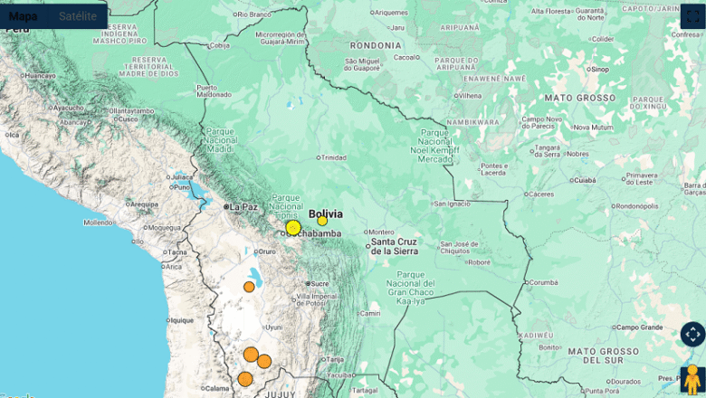 Sismo superficial en Cochabamba