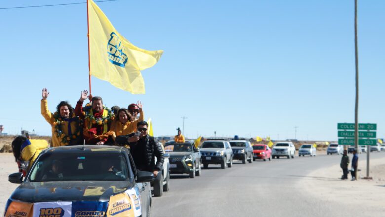 Samuel en Uyuni afirmó  que se “acabó la fiesta del MAS con el litio” y que con su gobierno pondrá fin a la impunidad