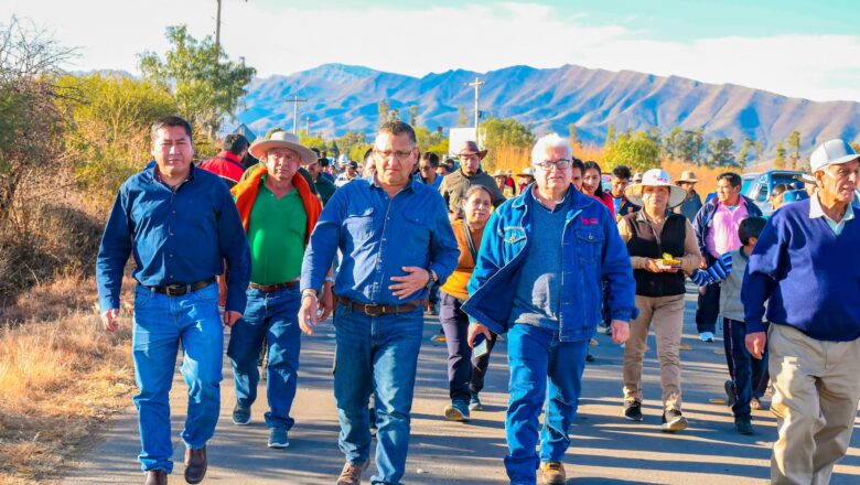 Gobernador Oscar Montes, a través de SETAR, da inicio a la construcción de la Línea de Media Tensión San Mateo – Sella