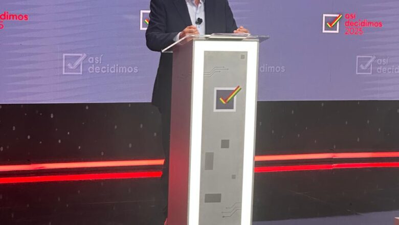 José Luis Lupo destaca con propuestas firmes y realistas en el primer debate vicepresidencial rumbo al 17 de agosto