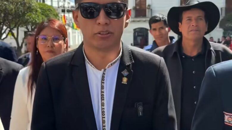 Andrónico Rodríguez llama a la unidad en el bicentenario de Bolivia,”No podemos seguir divididos”