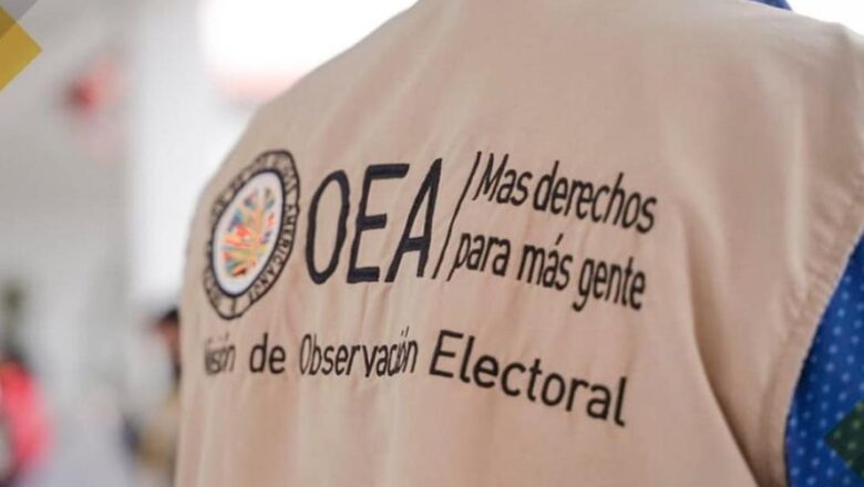 Bolivia recibirá a 87 observadores de la OEA para los comicios generales del 17 de agosto