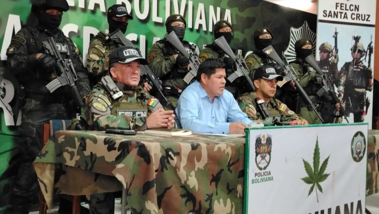 FELCN incauta más de 230 kilos de m4rihu4na en tres operativos en Santa Cruz