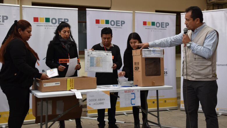 TED Tarija realizó simulacro de votación