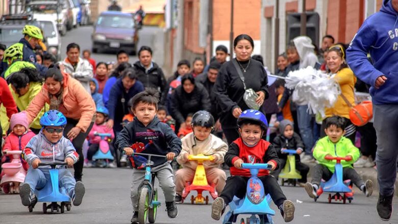 Competencia de cochecitos sin motor reunió a más de 500 niños en el marco de los festejos por San Roque
