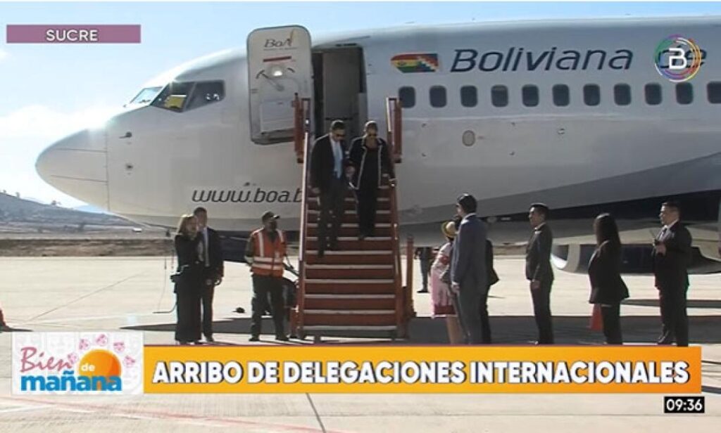 Bicentenario: Presidenta de Honduras llega a Bolivia para participar de la celebración