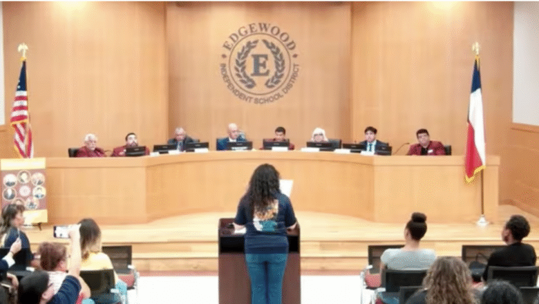 Mamá hispana debe pagar multa de 9,000 dólares tras ser arrestada en junta escolar de Edgewood ISD