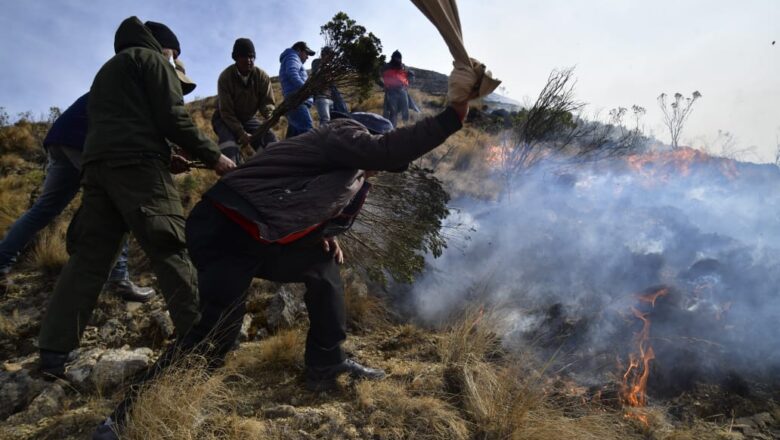 Sequía, heladas, incendios, triple amenaza para la serranía de El Puente