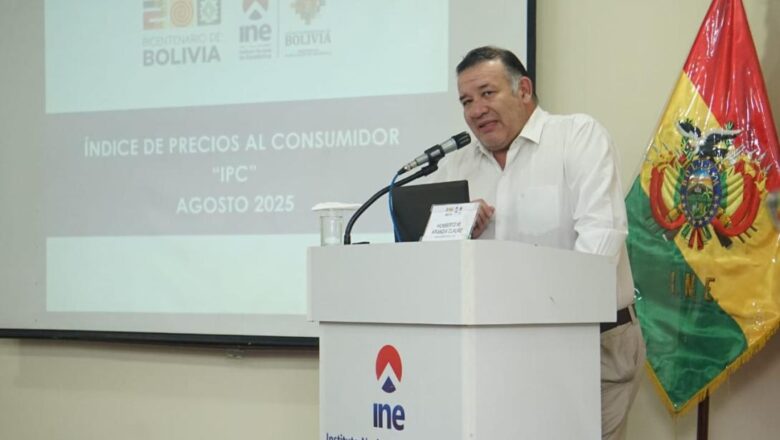 Bolivia acumula una inflación de 18,09 % entre enero y agosto de 2025