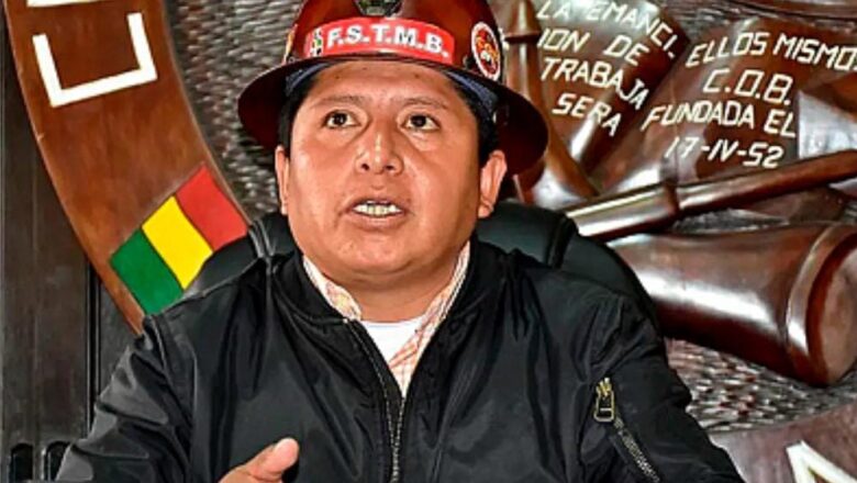 Huarachi descarta “prorrogarse” como Ejecutivo de la COB y dice que “volverá a trabajar”