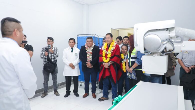Presidente Arce llegó al Gran Chaco para entregar más de 100 ítems en salud de tercer nivel