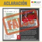 Suplantación: Usaron el nombre del OEP de Tarija para manipular a los medios de comunicación