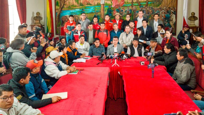 Alcalde de Tarija pide al presidente electo cumplir con su compromiso de descentralización de los recursos