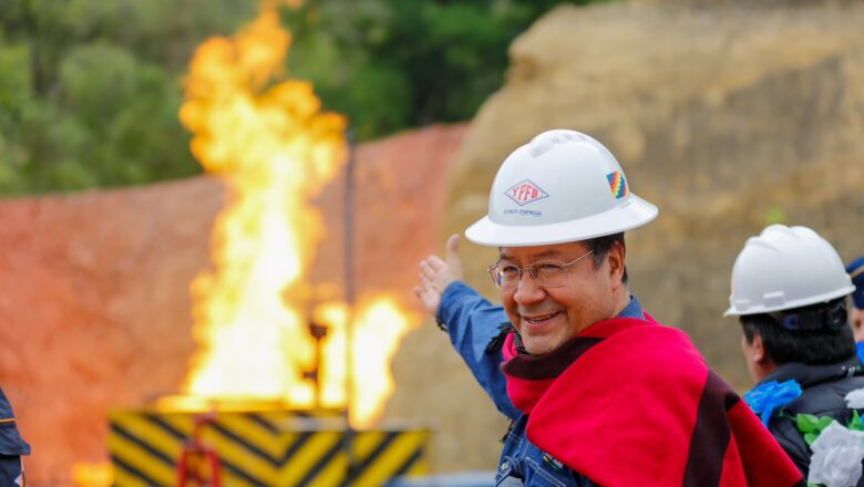 Bolivia suma nuevas reservas, Arce entrega el pozo Bermejo X46D