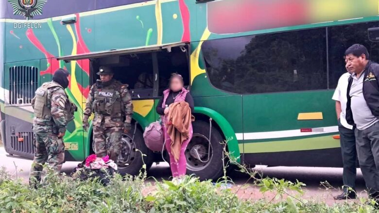 Yacuiba:Pasajera fue aprehendida con ocho paquetes de coc4ína en la Ruta 9