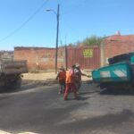 Tarija:Alcaldía asfalta calle 26 de mayo que conecta al Distrito 8 y 9